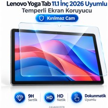 Monsgeek Lenovo Yoga Tab 11.1 Inç 2026 Uyumlu Temperli Ekran Koruyucu Kırılmaz Cam ZAG60029TR