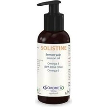 Novomed Solistine Somon Yağı 140 ml Kedi ve Köpek Için Tüy Dökülme Karşıtı ve Omega 3 Balık Yağı