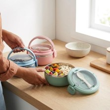 Şanal 700 ml Kapasiteli Paslanmaz Çelik Lunch Box, Kilitli, Saplı ve Renkli Seçeneklerle Taşıma Kabı