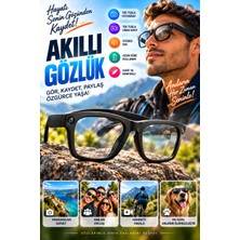 Matechno 8 Mp Kameralı Akıllı Bluetooth Gözlük Fotoğraf Video Çekim Özellikli Stereo Hoparlörlü