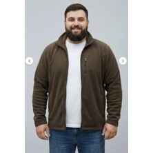 Meri Erkek Büyük Beden Siyah Tüylenme Yapmaz Anti Pilling  Polar Mont
