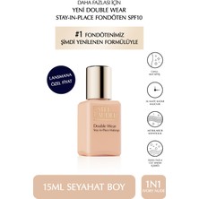 Belirtilmemiş Seyahat Boy Fondöten - Double Wear Stay-In-Place Fondöten SPF10 (1n1 Ivory Nude) 15ML