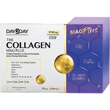 DAY2DAY Collagen Mag Plus 9700 Mg Çilek Karpuz Aromalı 30 Saşe