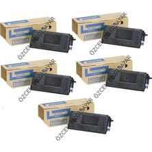 Kyocera TK-3100  (1T02MS0NL0) (FS-2100/FS-4100/FS-4200/FS-4300/M3040/M3540) Muadil Siyah Toner (5'li Paket) (12.5k*5) (Japon Toner)