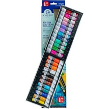 Şanal 24 Renkli 12ML Akrilik Boya Seti, Sanat Çalışmaları Için