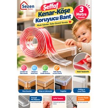 Sezen Home Bebek ve Çocuk Güvenlik Seti – 5 Adet Dolap Kilidi, 3 Metre Kenar Köşe Koruyucu, 4 Adet Priz Kapağı