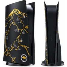 Cosmostech Ps5 Fat CD Edition Uyumlu Konsol Koruyucu Kapak Seti CS5-027 – Playstation 5 CD Sürüm Yan Panel Faceplate Japon Asya Temalı Siyah