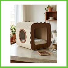 Bezos Özel Tasarım Vista Mdf Kedi Evi Dmc