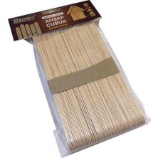 Brons BR-901 Ahsap Çubuk Naturel Genis 50LI Paket