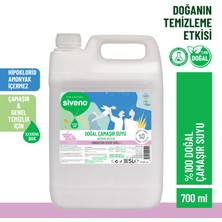 Siveno %100 Doğal Çamaşır Suyu Bitkisel Lavanta ve Çay Ağacı 5000 ml Tüm Yüzey ve Kumaşlarda Güçlü Temizlik