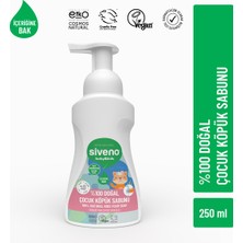 Siveno %100 Doğal Çocuk Köpük Kastil Sabun Zeytinyağlı Yoğun Nemlendirici Arındırıcı Bitkisel Vegan 250 ml