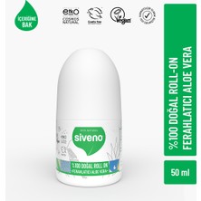 Siveno %100 Doğal Roll On Aloe Vera Deodorant Ter Kokusu Önleyici Bitkisel Lekesiz Vegan 50 ml
