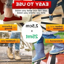 Myg Plus Kaydırmaz Bant, 2.5 cm x 25 mt Uzunlukta Siyah Renkli Güvenlik Çözümü