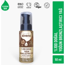 Siveno %100 Doğal Bronzlaştırıcı Yağ Organik Avokado Yağı Nemlendirici Yoğun Bronzlaştırıcı 50 ml
