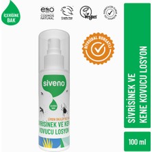 Siveno Sivrisinek ve Kene Kovucu Sprey Losyon Bitkisel Tüm Vücut İçin Aile Boy 100 ml