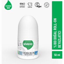 Siveno %100 Doğal Roll On Beyazlatıcı Etkili Deodorant Ter Kokusu Önleyici Bitkisel Lekesiz Vegan 50 ml