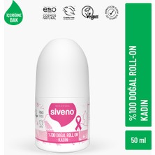 Siveno %100 Doğal Roll On Kadın Deodorant Koku Önleyici Bitkisel Leke Bırakmayan Vegan 50 ml