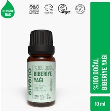 Siveno %100 Doğal Biberiye Uçucu Yağı 10 ml Alkol İçermeyen Tüm Cilt Tiplerine Uygun