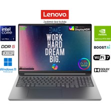 Lenovo Ideapad Pro 5 Intel Core Ultra 7(Yapay Zeka DESTEKLI)255H 16GB 512GB SSD RTX5050 W11 Pro 15.6" OLED Taşınabilir Bilgisayar 83JM0014TR Prestij