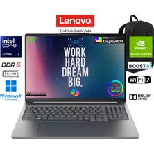 Lenovo Ideapad Pro 5 Intel Core Ultra 7(Yapay Zeka DESTEKLI)255H 16GB 1tb SSD RTX5050 W11 Pro 15.6" OLED Taşınabilir Bilgisayar 83JM0014TR Prestij Çanta