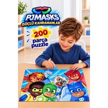 Farbu Oyuncak 200 Parça Pj Masks Puzzle Güçlü Kahramanlar Temalı 33 x 48 cm Renkli ve Eğlenceli Puzzle