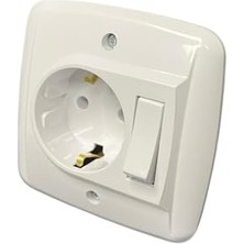 Mythriva De-Pa Banyo Dolabı Mobilya Anahtarlı Topraklı Prizi 81301