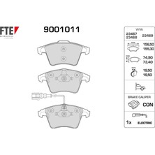 Fte Ön Fren Balatası Vw T5 - T6 2004-2020 7H0698151
