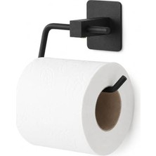 Myg Plus Alper Banyo Yapışkanlı Siyah Kare Açık Tuvalet Kağıtlığı Wc Kağıtlık Tuvalet Kağıdı Askısı
