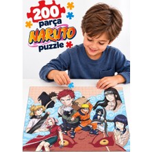 Farbu Oyuncak 200 Parça Naruto Puzzle Anime ve Ninja Temalı Renkli Karakter Görselli 33 x 48 cm Puzzle