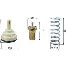 Behr-T Termostat Vw Golf 5 - Passat - Jetta 1.4 Tsı Caxa 2006-2013 03C121110P
