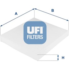 Ufi Ufı Polen Filtresi Vw Polo - Cordoba - Ibiza - Fabia - A1 - A2 6Q0820367