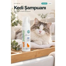 Vetorin 4’ü 1 Arada Probiyotikli Kedi Şampuanı 200 ml Çevre Dostu Oval Plastik Malzeme
