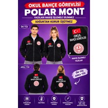 Aldatmaz Askeri Malzeme OKUL BAHÇE GÖREVLİSİ POLAR MONT SATINAL.YAZILARI NAKIŞ İŞLEME SİLİNMEZ.SOĞUKTAN KORUR ÜŞÜTMEZ.