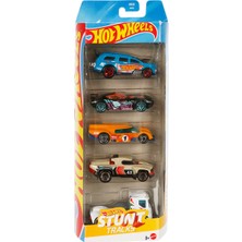 Hot Wheels 5'li Araba Seti JKG20 Stunt Tracks