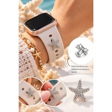 BP Tattoo Apple Watch Uyumlu Deniz Yıldızı Figürlü Akıllı Saat Aksesuarı Pin Charm