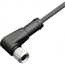 Katlax CBF08-R33N0-05BPVC 3 Pin Dişi M8 5 Metre 90° Açılı Pvc Sensör Kablosu