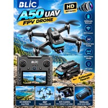 Azurtech Blic A50 Uav Fpv Drone – Hd Wifi Kameralı, Ekranlı ve Akrobatik Tasarım