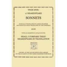 Step Kitap Twin Spin - 17 Shakespeare Sonnets Radically Translated And Back-Translated By Ulrike Draesner And Tom Cheesman