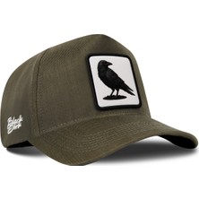 BlackBörk Karga Logolu Cordura Haki Beyzbol Şapka