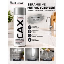 CAXCOLORS Özel Renk Akrilik Sprey Boya Fayans Mutfak Tezgahı Kalebodur Yüzey Yenileme Boyası Yüksek Örtücü