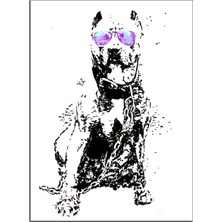 Str Store Koruma Polis Köpeği Özel Tasarım Kanvas Tablo. Diğer Temalar: Manzara At Aslan Kartal Soyut Klasik Retro Cover Spiritüel Atatürk Osmanlı Türk Dünyası Dekoratif Duvar Panoları (50X35)