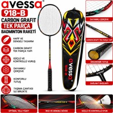 Avessa 918-B Carbon Grafit Badmington Raketi