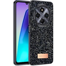 Dorasan Onegif Xiaomi Redmi 14C Bright Simli Kapak - Siyah