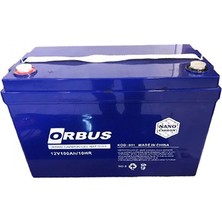 Tsm Orbus 12V 100 Amper Derin Döngü Karbon Jel Akü