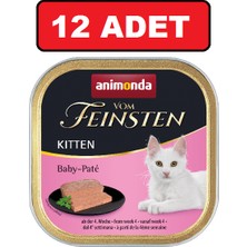 Animonda Vom Feinsten Kitten Baby Paté Ezme Yavru Kedi Karışık Konserve Yaş Mama 12 Adet 100 gr