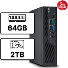 Asus Expertcenter PB64-B50060MH U5-225 64GB Ram 2tb M.2 SSD W11P Mini Pc 90MS0361-M001W0
