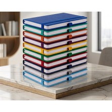 Promopanya 250 Adet Çantalı /çantasız Defter+Metal Kalem+Dik Notluk Promosyon Seti