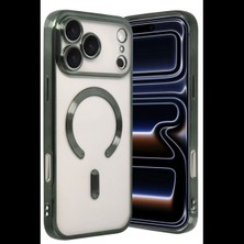 Apple iPhone 17 Pro Max Kross Magneticsafe Kapak - Koyu Yeşil