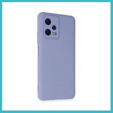 Defne Store Redmi Note 12 5g Uyumlu Kılıf Nano Içi Kadife Silikon - Lila Dfnbez