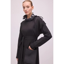 Touche Prive Oversize Cepli Uzun Elbise